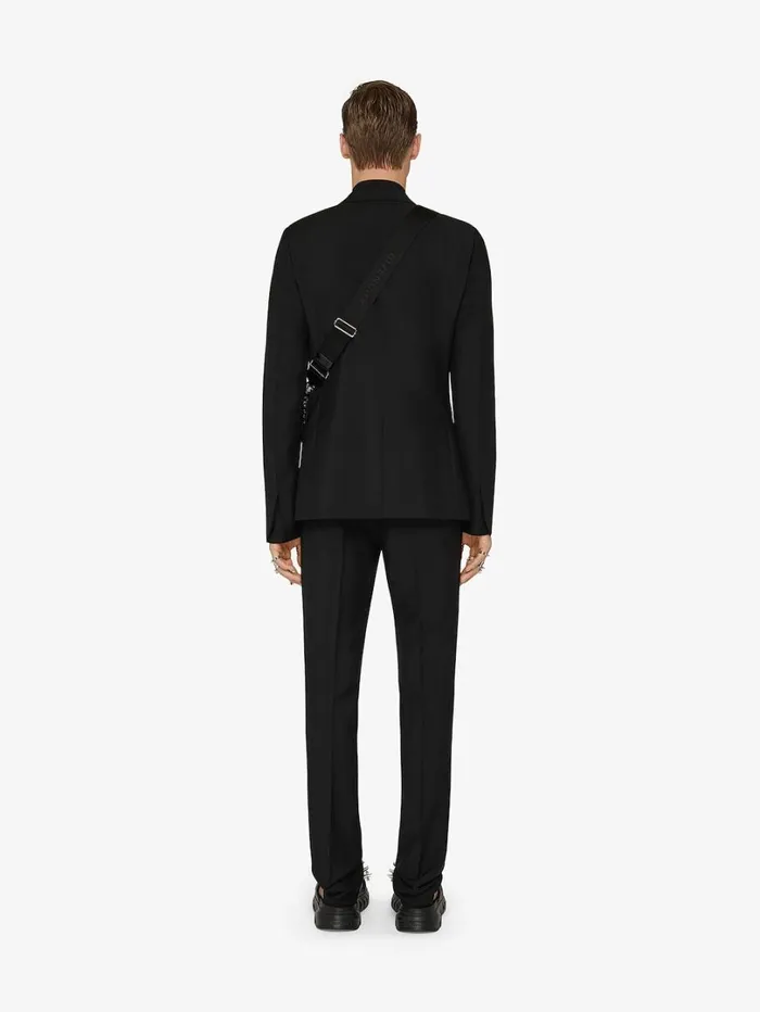 Givenchy Shirt In Poplin With Collar Details Black Men Shirts
