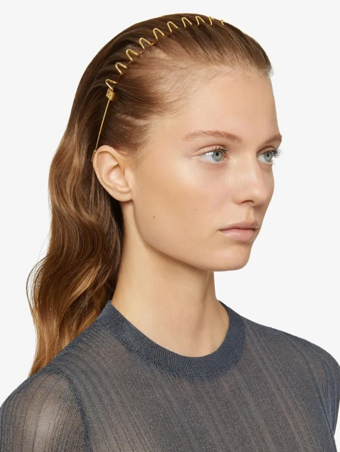 Givenchy Show Headband In Metal Golden Yellow Women Jewelry Givenchy Show Headband In Metal Golden Yellow Women Jewelry