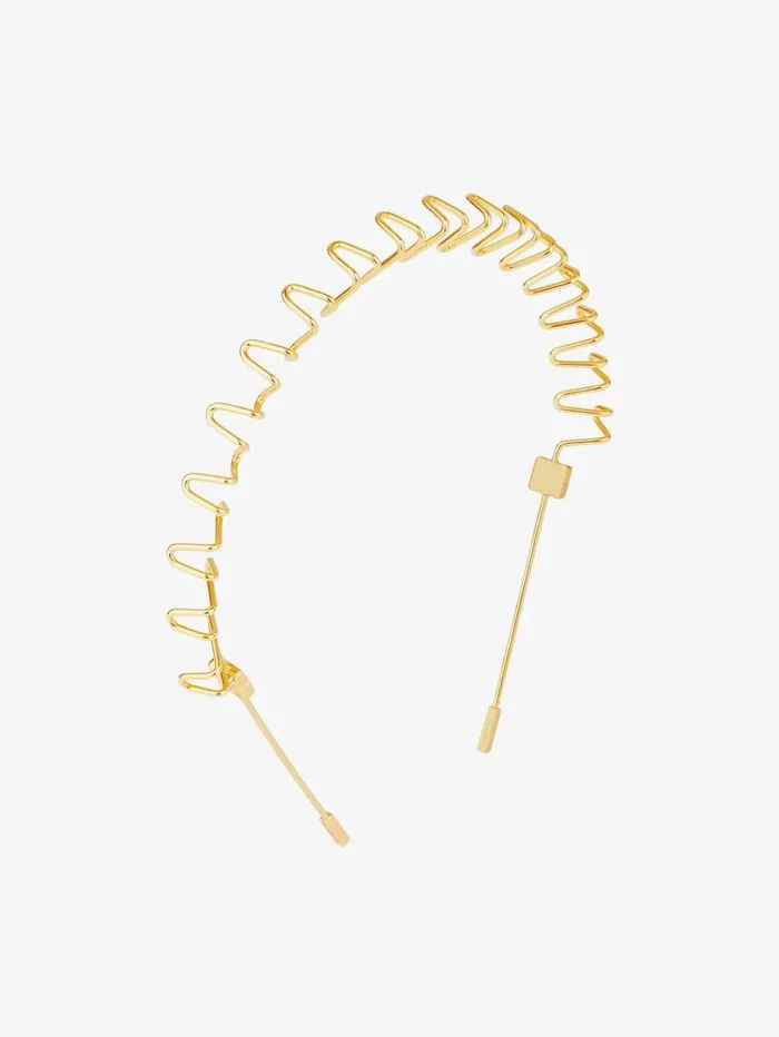 Givenchy Show Headband In Metal Golden Yellow Women Jewelry Givenchy Show Headband In Metal Golden Yellow Women Jewelry