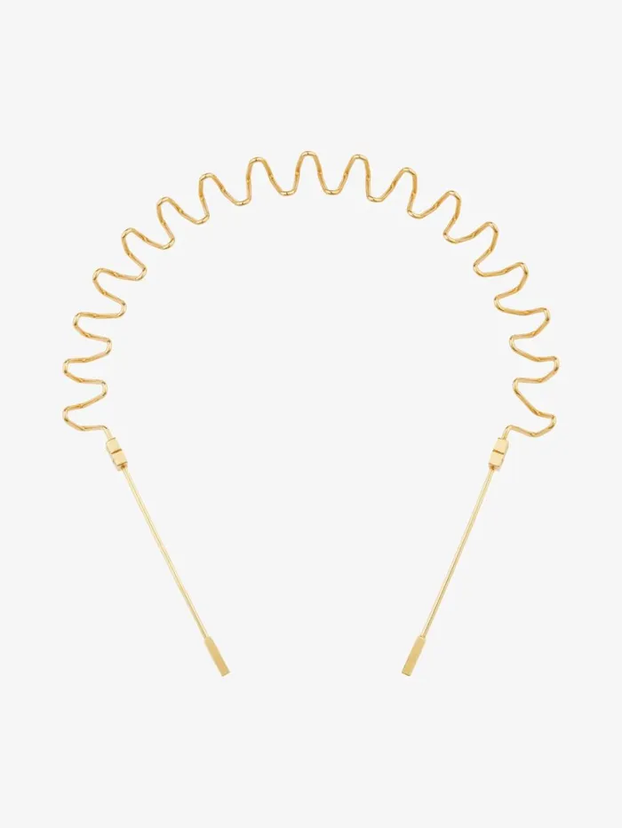 Givenchy Show Headband In Metal Golden Yellow Women Jewelry Givenchy Show Headband In Metal Golden Yellow Women Jewelry
