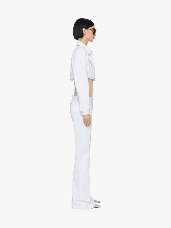Givenchy Slim Fit Jeans In Denim White Women Pants and Shorts