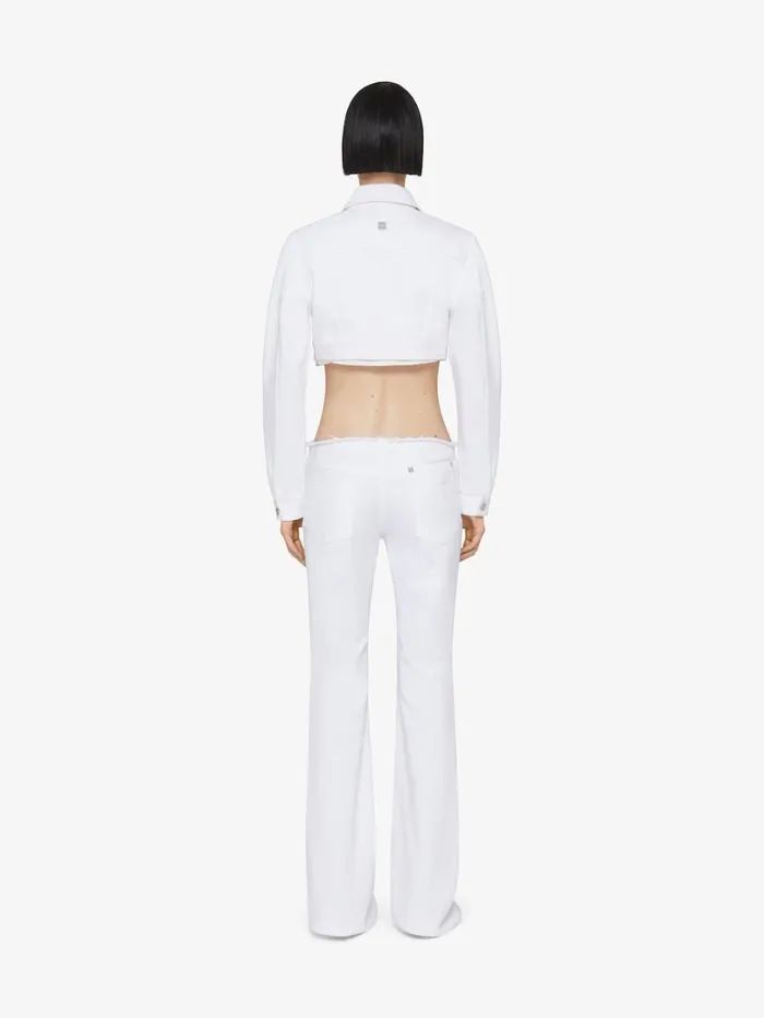 Givenchy Slim Fit Jeans In Denim White Women Pants and Shorts