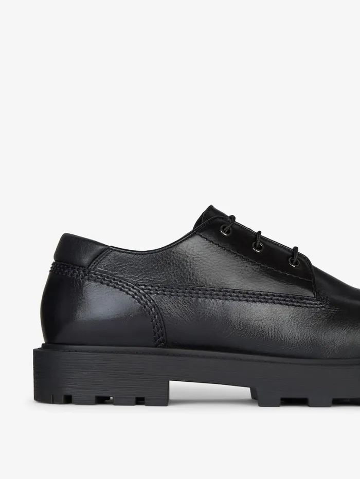 Givenchy Storm Derbies In Leather Black Men Boots and Loafers