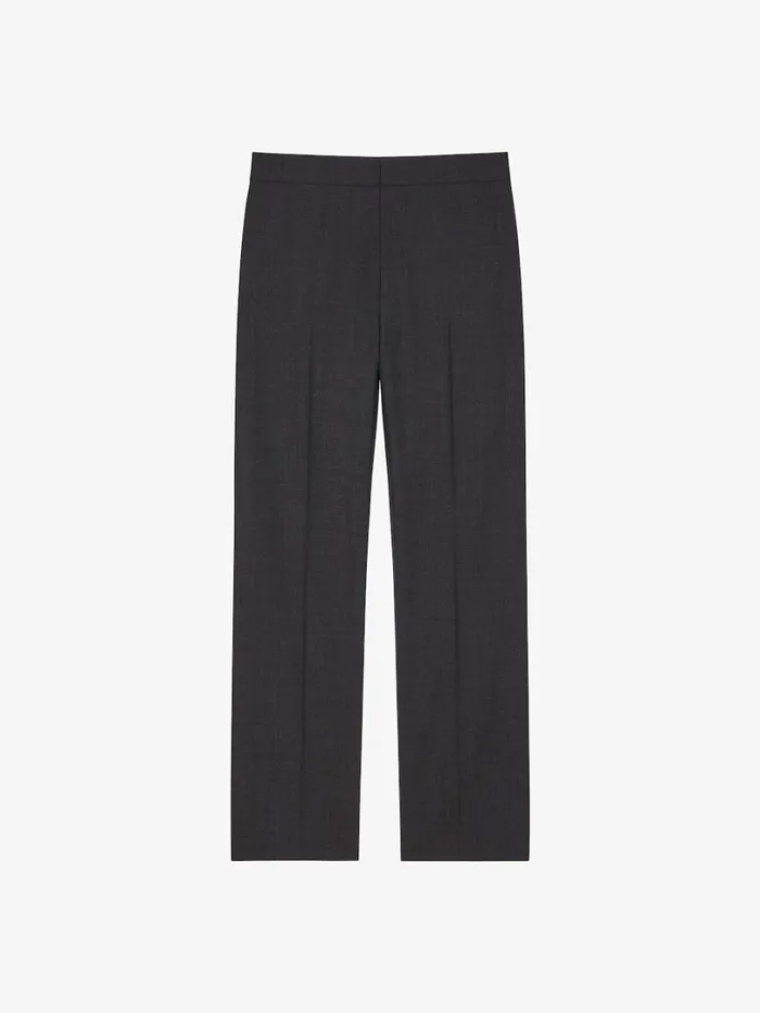 Givenchy Tailored Pants In Wool Dark Grey Men TShirts