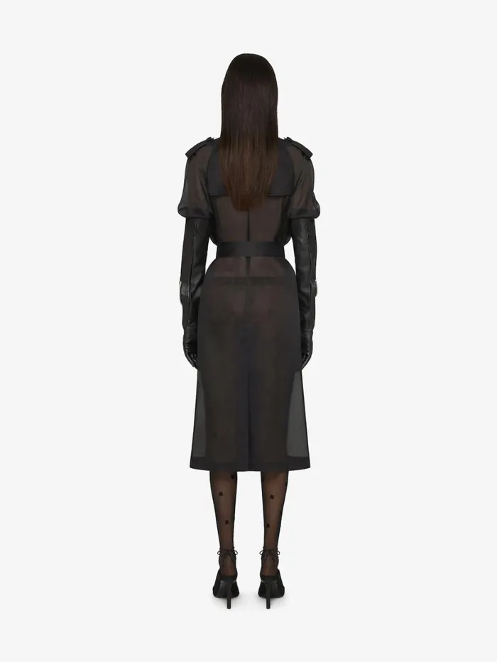 Givenchy Transparent 4G Leggings Black Women Bodysuits and Underwear