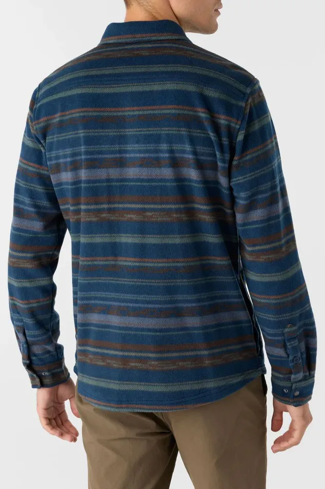 GLACIER SUPERFLEECE STANDARD FIT LONG SLEEVE SHIRT Navy Men O039NEILL Clothing