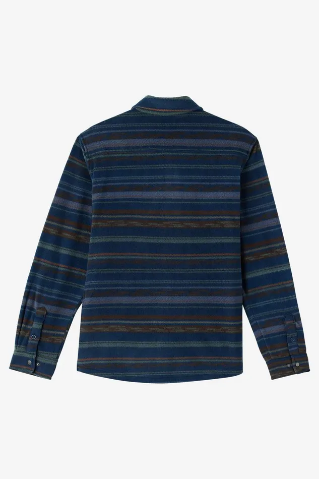 GLACIER SUPERFLEECE STANDARD FIT LONG SLEEVE SHIRT Navy Men O039NEILL Clothing