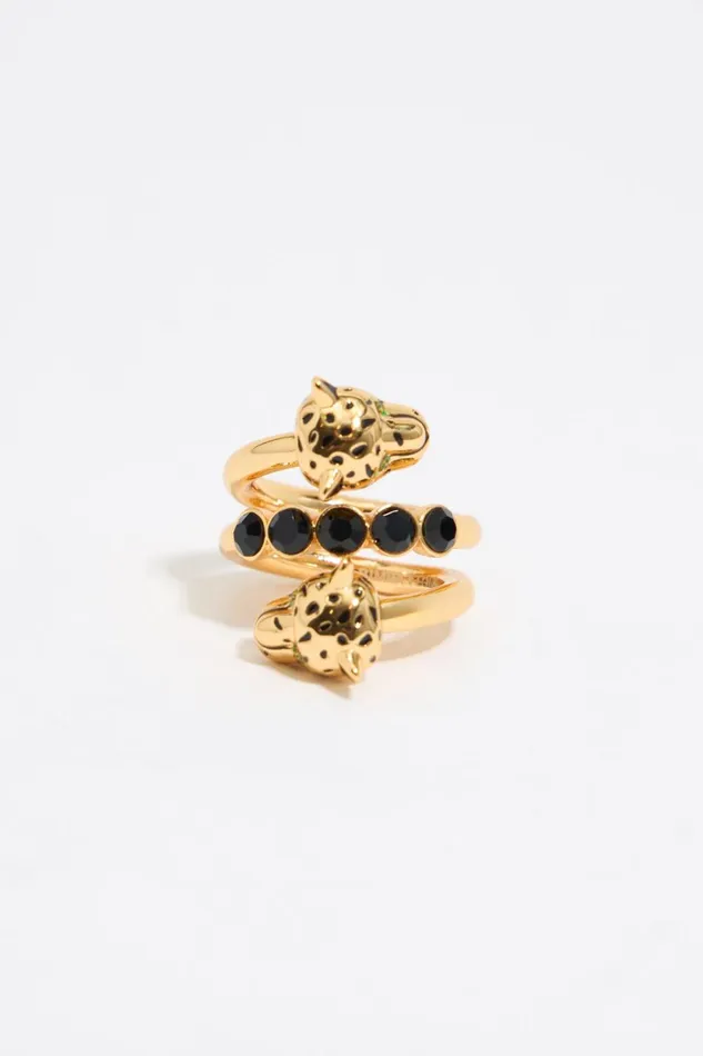 Golden Panthers Spiral Ring Gold Women Bimba Y Lola Rings Golden Panthers Spiral Ring Gold Women Bimba Y Lola Rings