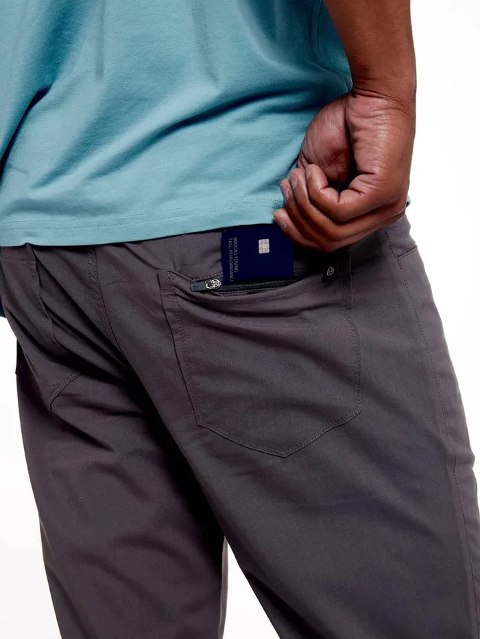 Golf Men Tasc Performance Motion Pant Straight Fit 8211 Light Stone