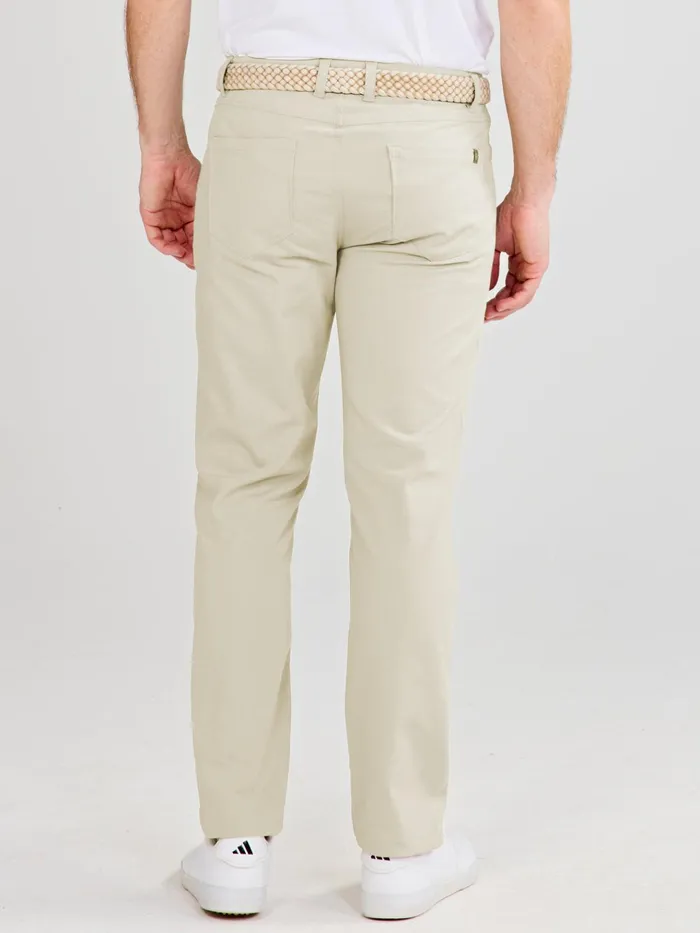 Golf Men Tasc Performance Motion Pant Straight Fit 8211 Light Stone