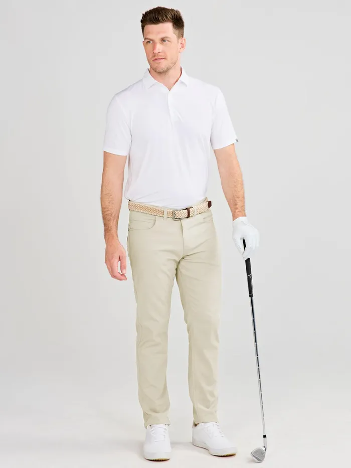 Golf Men Tasc Performance Motion Pant Straight Fit 8211 Light Stone