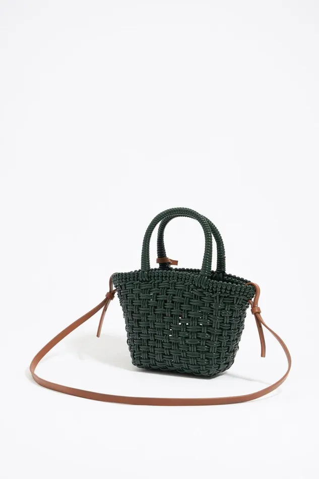 Green Plaited Shopper Bag Green Women Bimba Y Lola Crossbody Bags Green Plaited Shopper Bag Green Women Bimba Y Lola Crossbody Bags