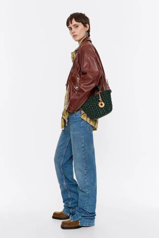 Green Plaited Shopper Bag Green Women Bimba Y Lola Crossbody Bags Green Plaited Shopper Bag Green Women Bimba Y Lola Crossbody Bags