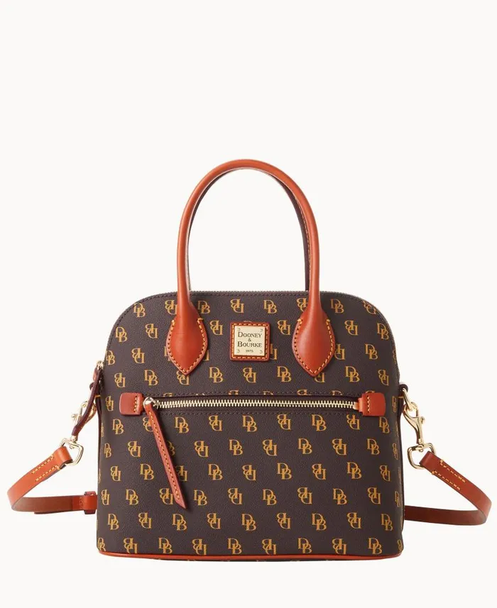 Gretta Domed Satchel Brown Tmoro Woman Dooney and Bourke Satchels