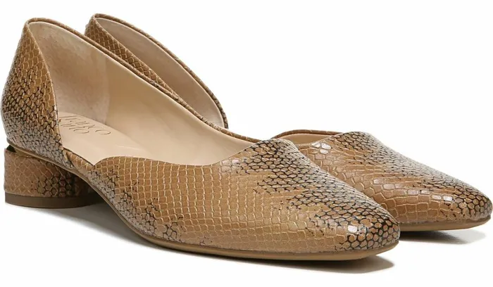 Heels Women Franco Sarto Franco Citrus Pump Beige Faux Leather