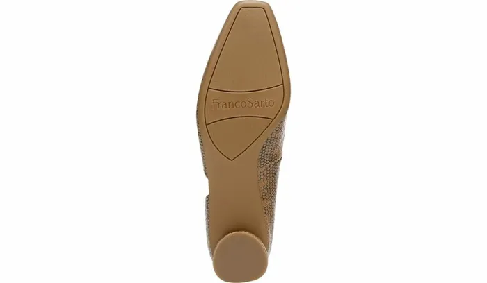 Heels Women Franco Sarto Franco Citrus Pump Beige Faux Leather