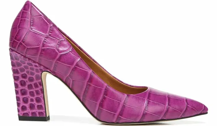 Heels Women Franco Sarto Sarto Sasha Pump Purple Leather Heels Women Franco Sarto Sarto Sasha Pump Purple Leather