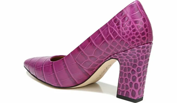 Heels Women Franco Sarto Sarto Sasha Pump Purple Leather Heels Women Franco Sarto Sarto Sasha Pump Purple Leather