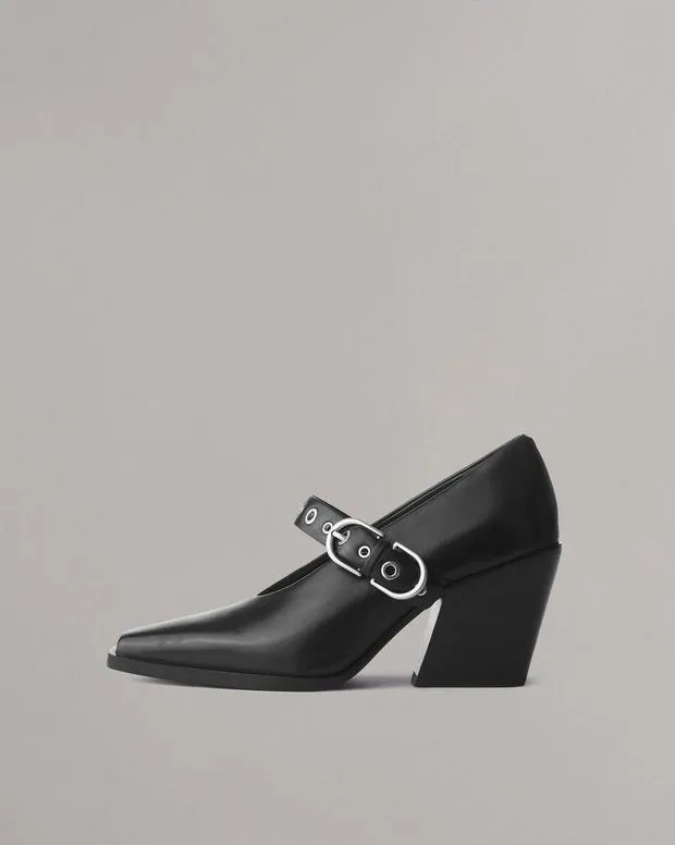 Heels Women Rag and Bone Joni Mary Jane Shoes Black