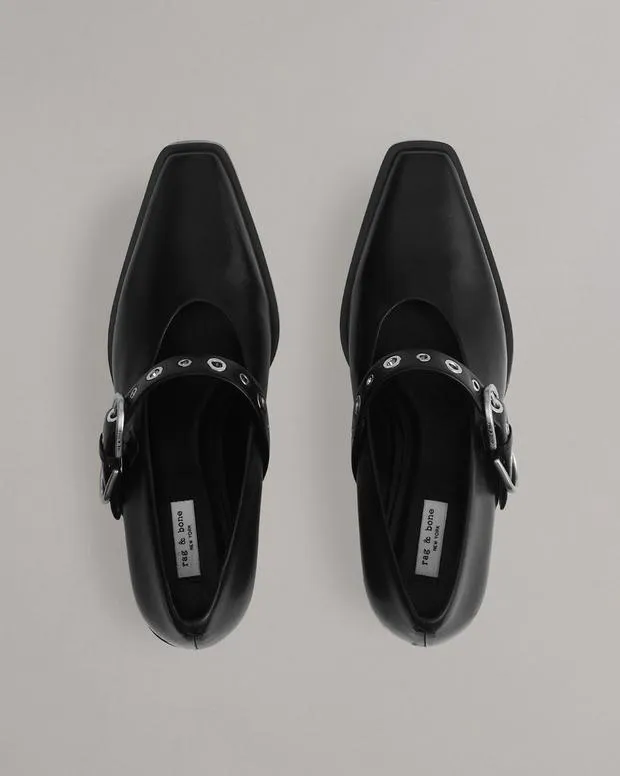 Heels Women Rag and Bone Joni Mary Jane Shoes Black