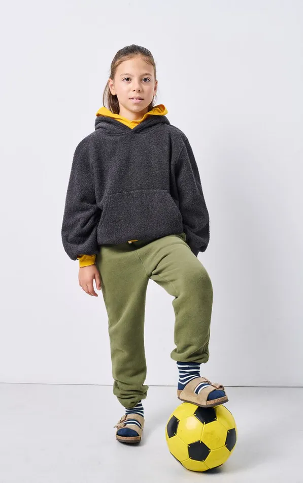 Hoodie Bobypark Melange Charcoal Kids American Vintage Sweatshirts Hoodie Bobypark Melange Charcoal Kids American Vintage Sweatshirts