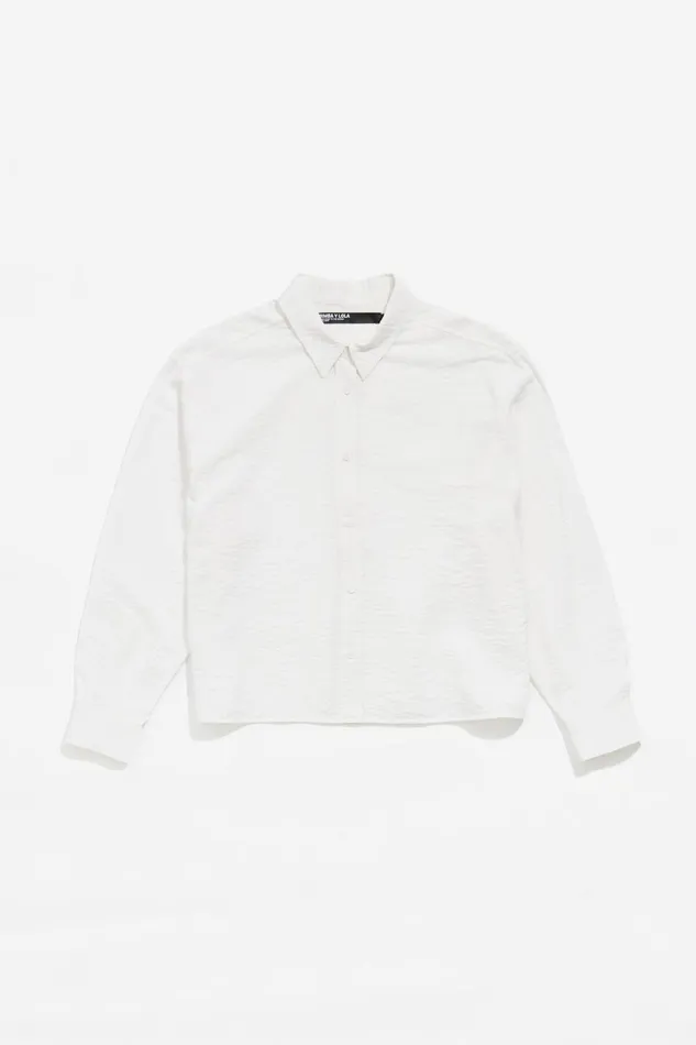 Ivory Boxy Shirt Ivory Women Bimba Y Lola Shirts Ivory Boxy Shirt Ivory Women Bimba Y Lola Shirts