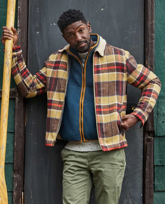 Jackets and Layers Men8217s Burntside Trucker Jacket Mantis 8211 ToadandCo Men8217s
