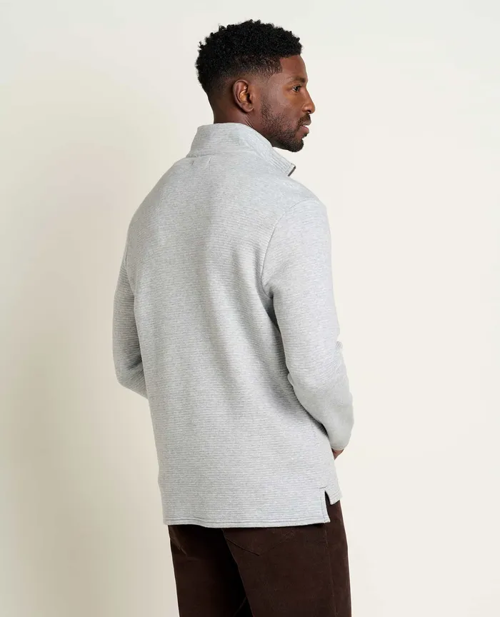 Jackets and Layers Moonwake 14 Zip Pullover Heather Grey 8211 ToadandCo Men8217s