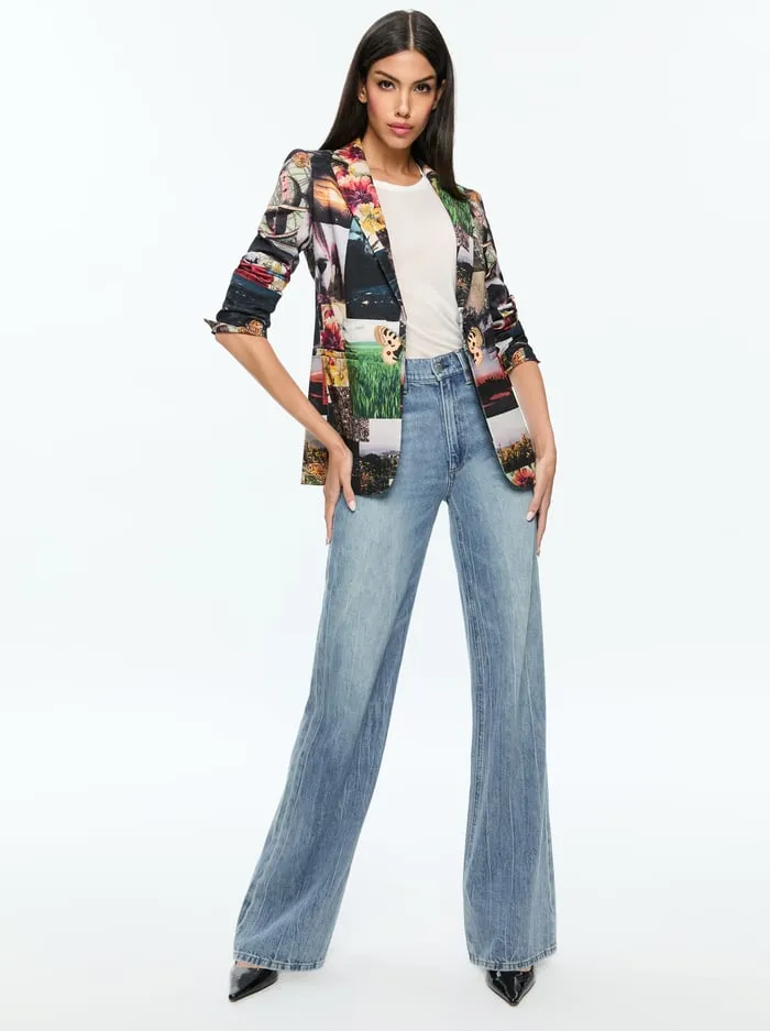 Jackets Coats Women Alice Olivia Macey Blazer Eco Fusion
