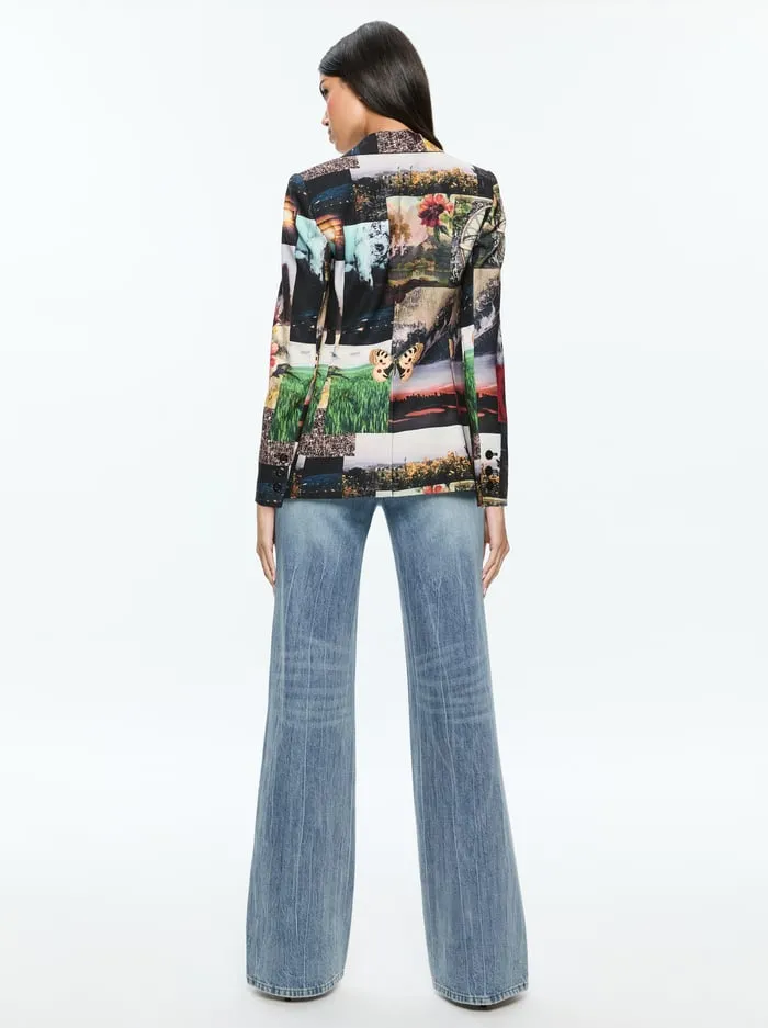 Jackets Coats Women Alice Olivia Macey Blazer Eco Fusion