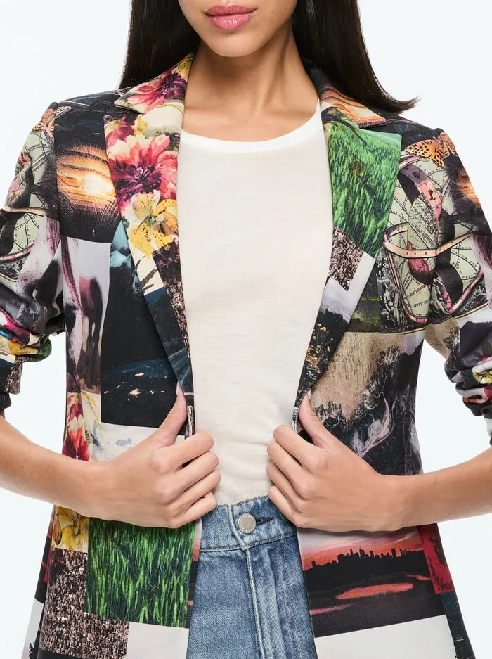 Jackets Coats Women Alice Olivia Macey Blazer Eco Fusion