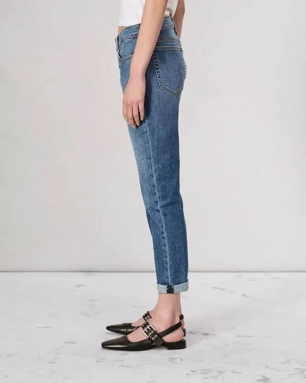 Jeans Women Rag and Bone Dre Boyfriend Jean Vintage Stretch Denim Julienne
