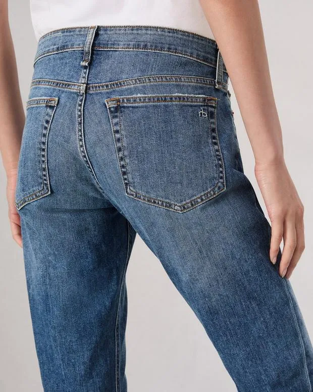 Jeans Women Rag and Bone Dre Boyfriend Jean Vintage Stretch Denim Julienne