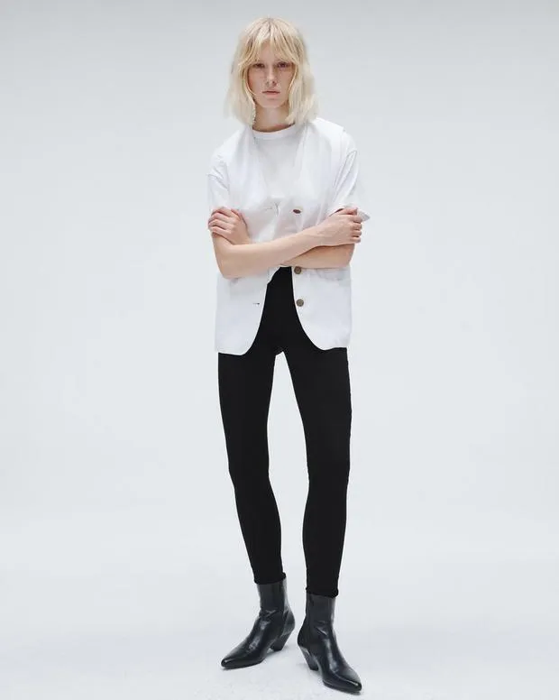 Jeans Women Rag and Bone Flexi Nina Skinny Jean Flexi Denim Black