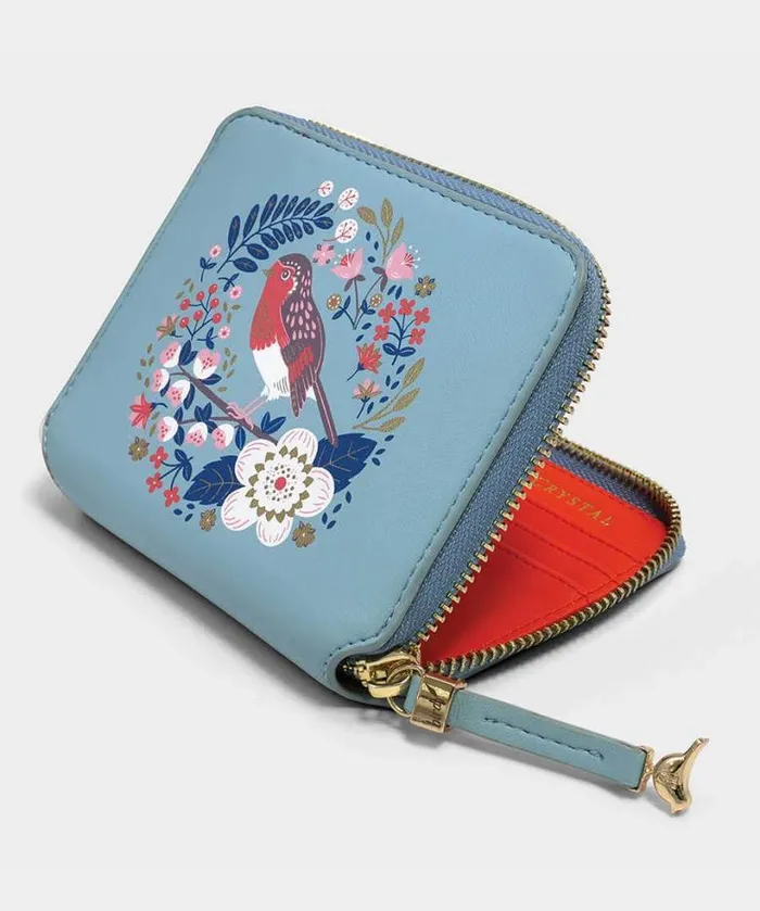 Joe Browns Accessories and Jewellery WomenMen Birdy Robin Purse Blue