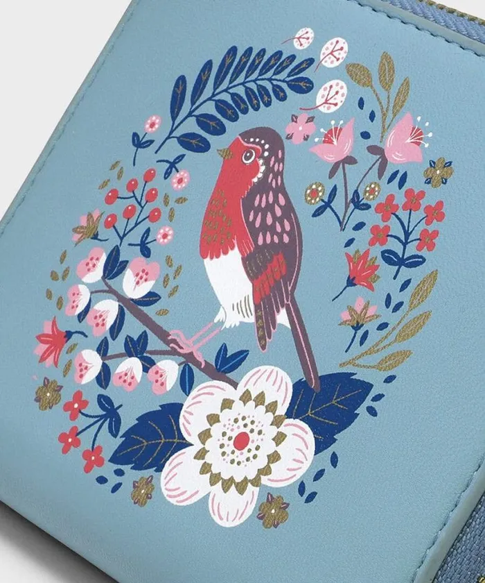 Joe Browns Accessories and Jewellery WomenMen Birdy Robin Purse Blue Joe Browns Accessories and Jewellery WomenMen Birdy Robin Purse Blue