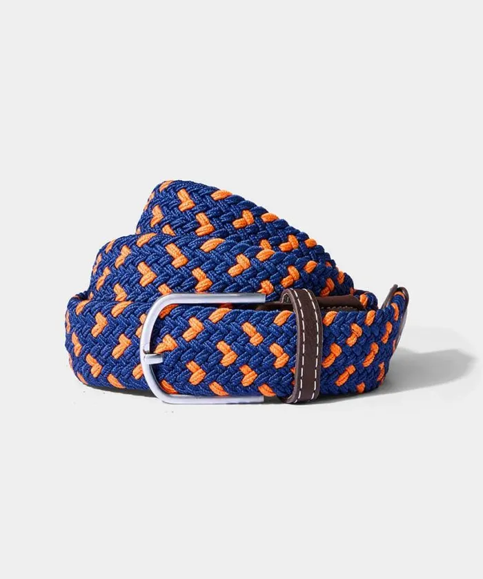 Joe Browns Accessories and Jewellery WomenMen Navy And Orange Spot Woven Belt Navy Joe Browns Accessories and Jewellery WomenMen Navy And Orange Spot Woven Belt Navy