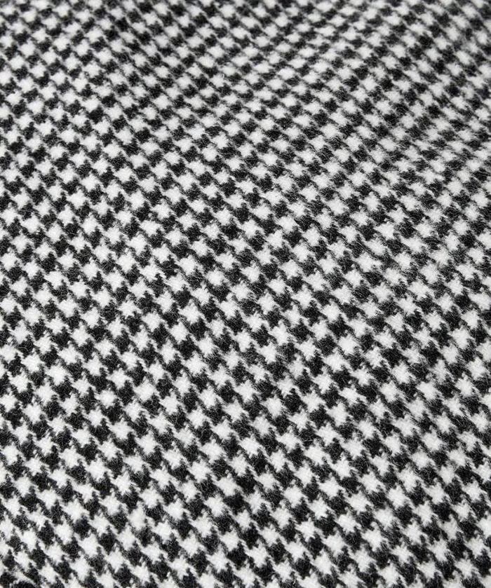 Joe Browns Accessories and Jewellery Women Retro Vibe Dogtooth Cap Black Joe Browns Accessories and Jewellery Women Retro Vibe Dogtooth Cap Black