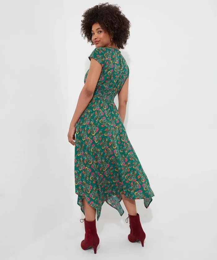 Joe Browns Dresses Women Iris Dippy Hem Dress Green Joe Browns Dresses Women Iris Dippy Hem Dress Green