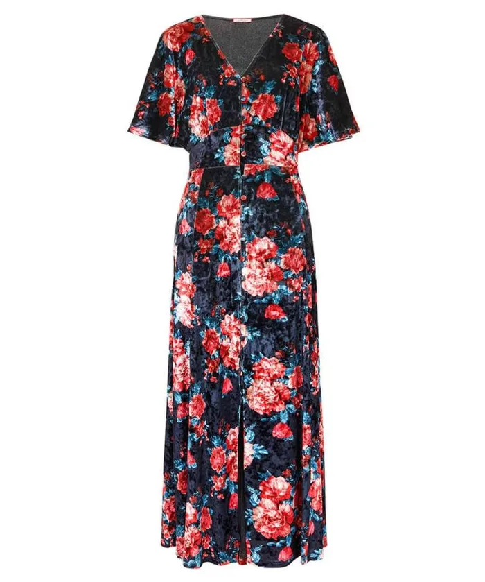 Joe Browns Dresses Women Radiant Rose Velour Dress Black Joe Browns Dresses Women Radiant Rose Velour Dress Black