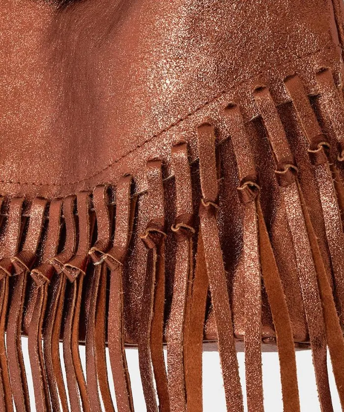Joe Browns Handbags and Purses Women Jaipur Shimmer Leather Tassel Bag Bronze Joe Browns Handbags and Purses Women Jaipur Shimmer Leather Tassel Bag Bronze