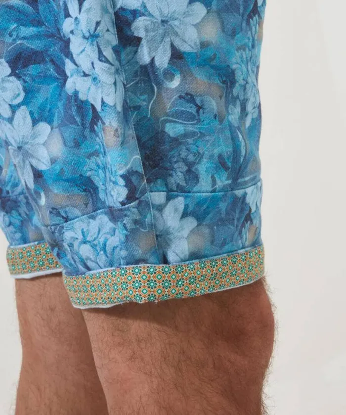 Joe Browns Jeans and Trousers Men Fabulous Floral Short Blue Joe Browns Jeans and Trousers Men Fabulous Floral Short Blue