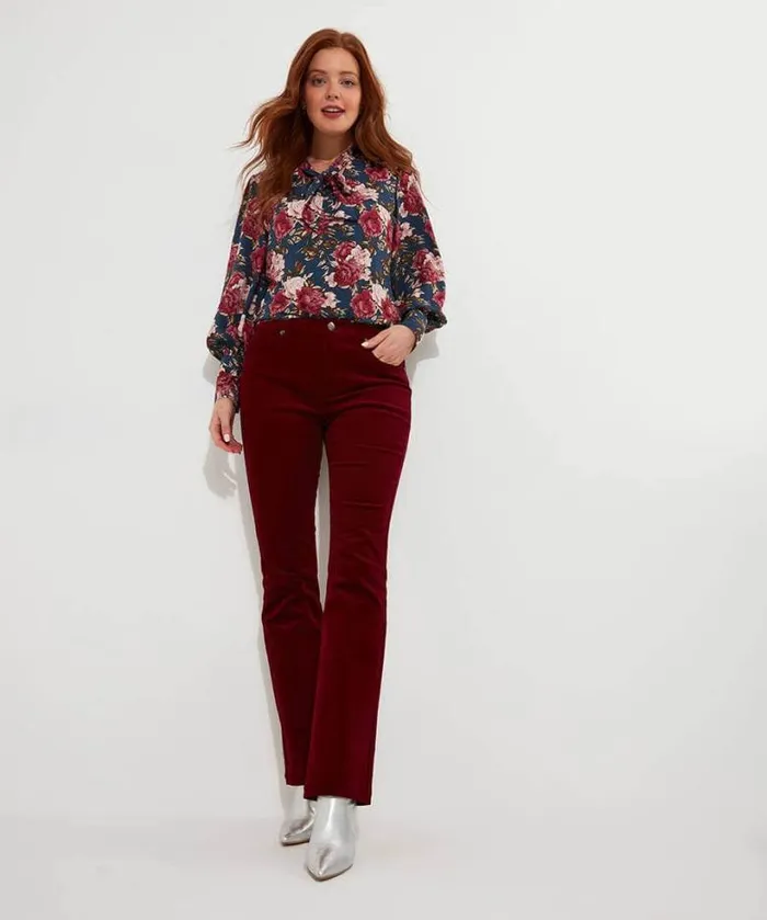Joe Browns Jeans and Trousers Women Marvellous Cord Trousers Berry Joe Browns Jeans and Trousers Women Marvellous Cord Trousers Berry