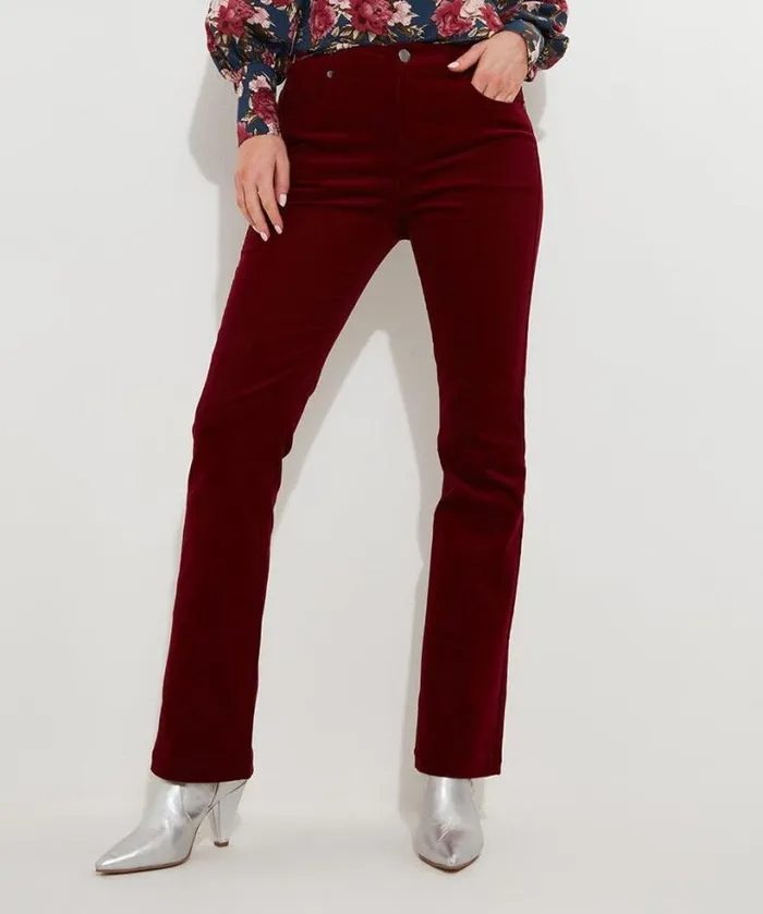 Joe Browns Jeans and Trousers Women Marvellous Cord Trousers Berry Joe Browns Jeans and Trousers Women Marvellous Cord Trousers Berry
