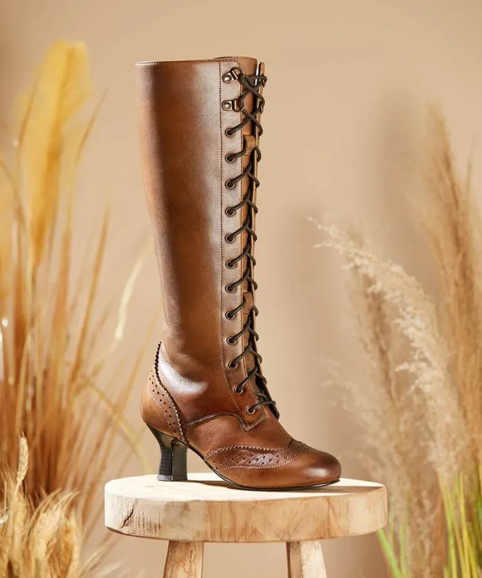 Joe Browns Shoes Sandals and Boots Women Yesterday039s Dream Leather Boots Vintage Brown Joe Browns Shoes Sandals and Boots Women Yesterday039s Dream Leather Boots Vintage Brown