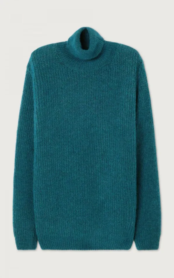 Jumper East Melange Duck Blue Men American Vintage Jumpers and Cardigans Jumper East Melange Duck Blue Men American Vintage Jumpers and Cardigans