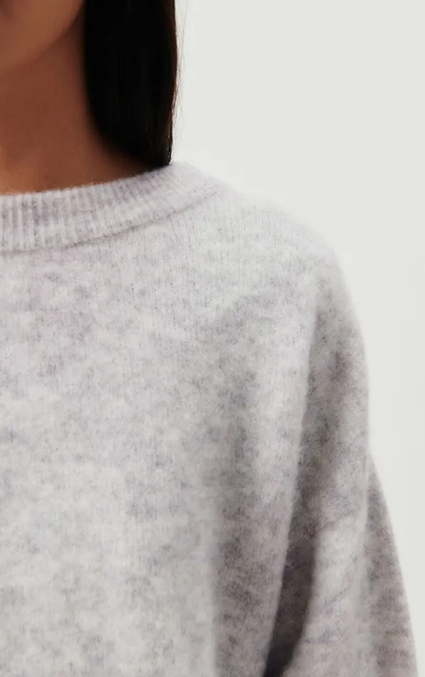 Jumper Vitow Melange Light Grey Women American Vintage Jumpers and Cardigans Jumper Vitow Melange Light Grey Women American Vintage Jumpers and Cardigans