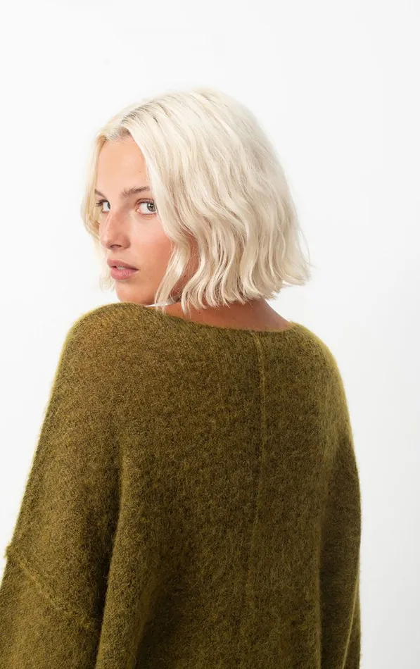 Jumper Yanbay Melange Jungle Women American Vintage Jumpers and Cardigans Jumper Yanbay Melange Jungle Women American Vintage Jumpers and Cardigans