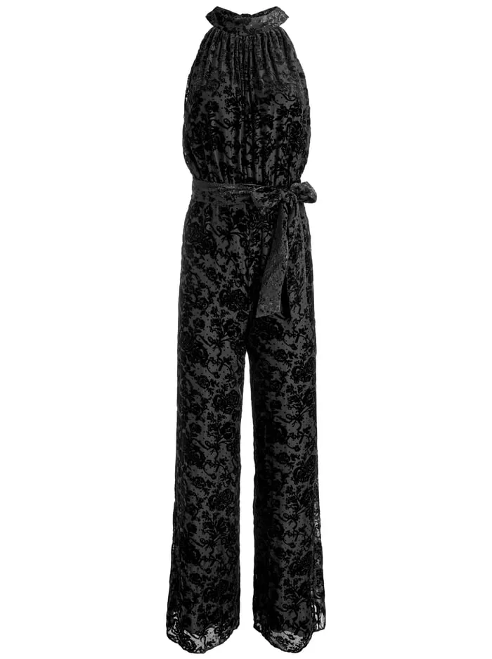 Jumpsuits Rompers Women Alice Olivia Thelma Jumpsuit Romance Black