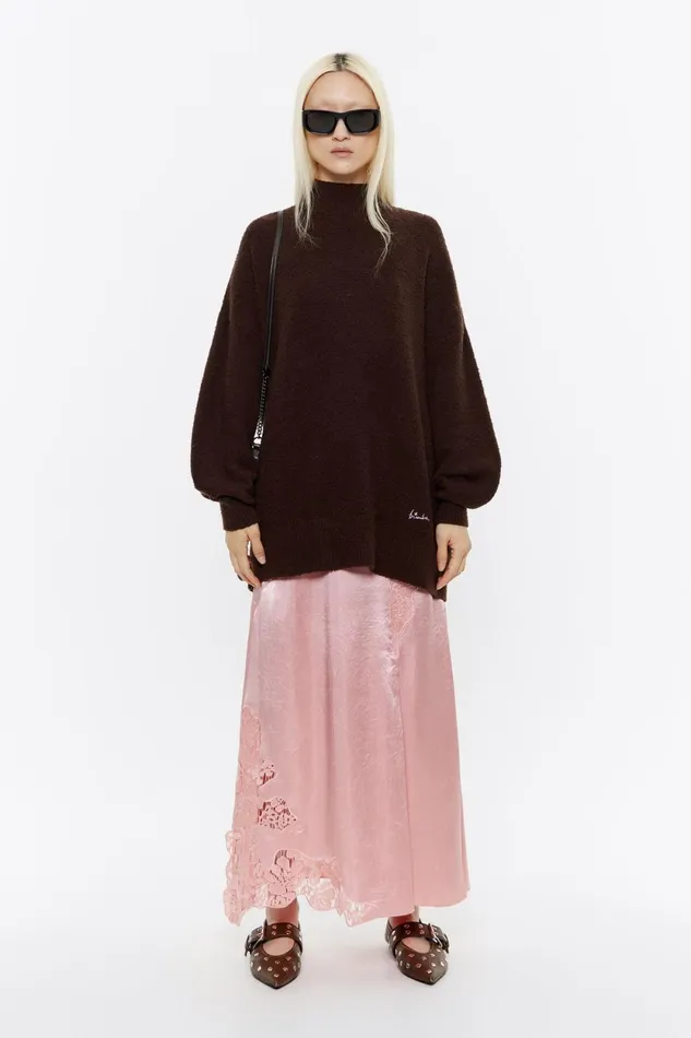 Jupe Satine Dentelle Rose Pink Women Bimba Y Lola Skirts Jupe Satine Dentelle Rose Pink Women Bimba Y Lola Skirts